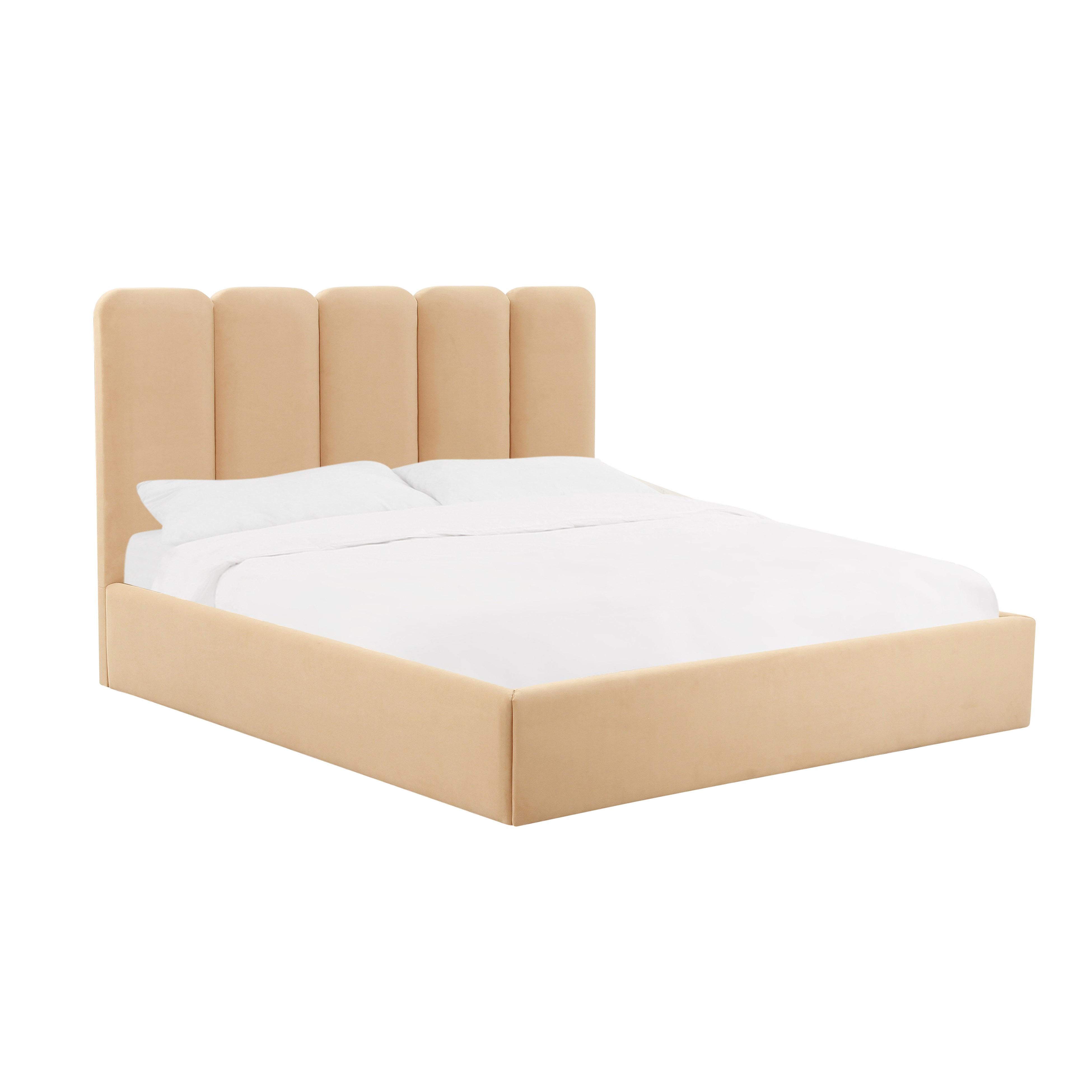 Tov Furniture Beds - Palani Honey Velvet King Bed