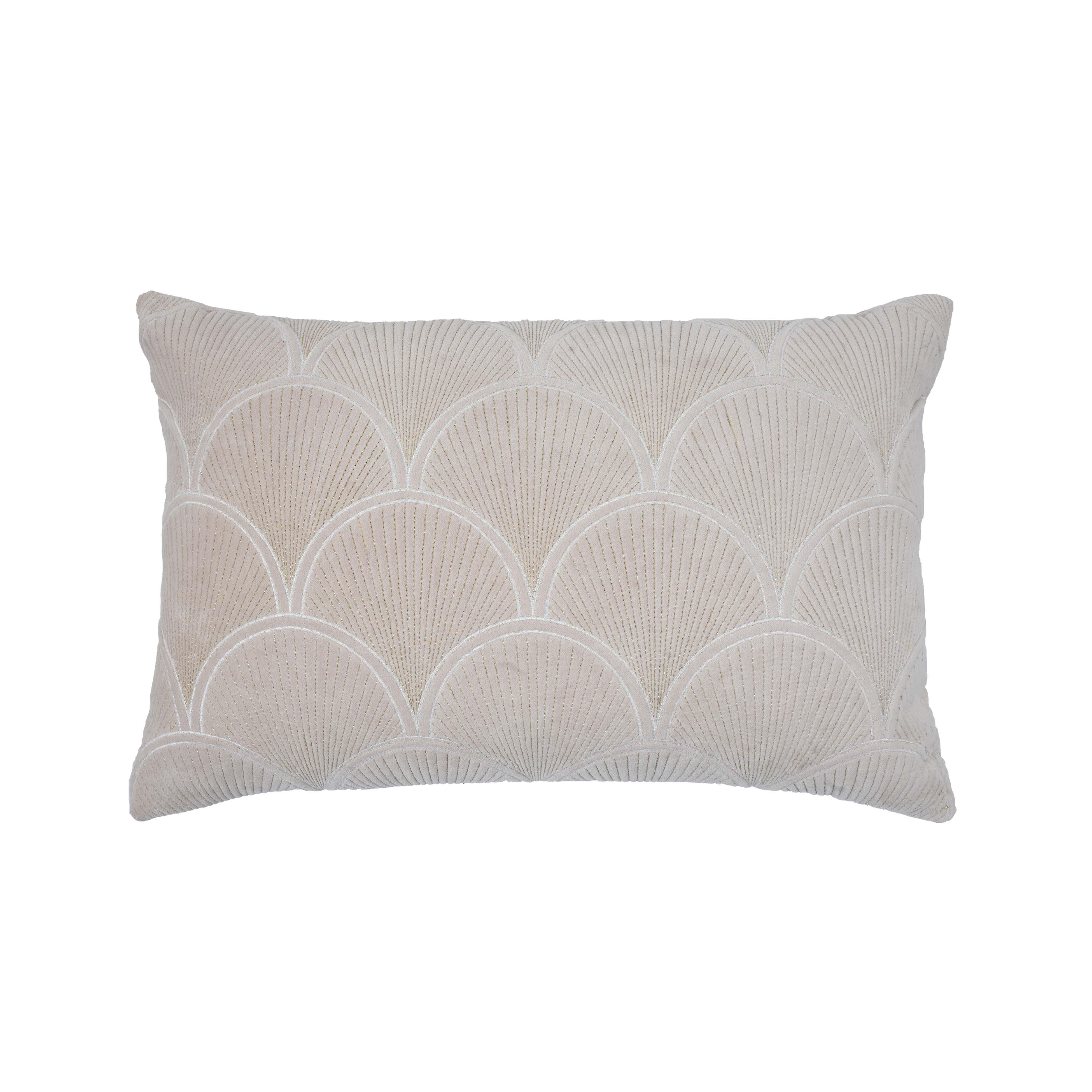 Tov Furniture Pillows - Destiny White Woven Cushion