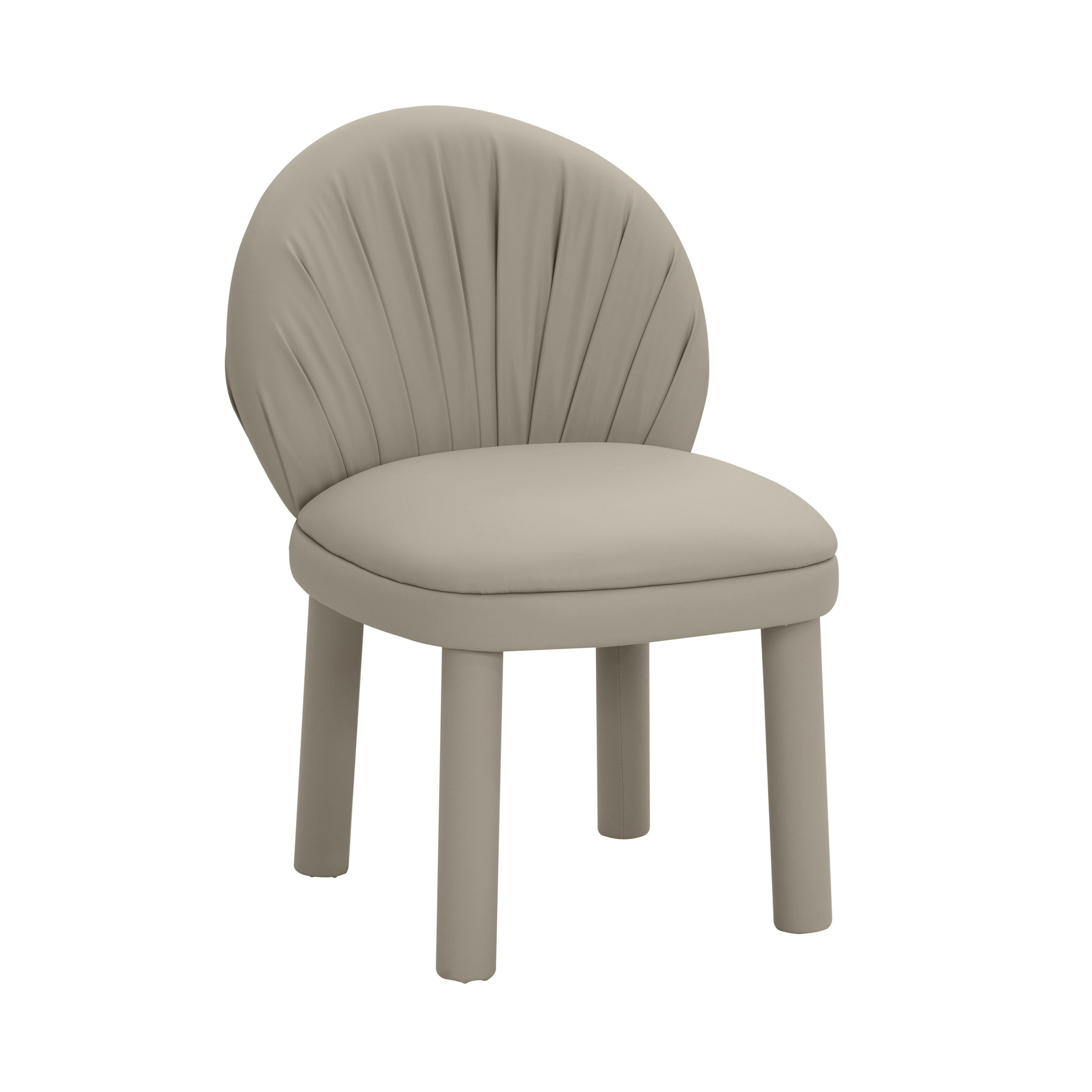 Tov Furniture Dining Chairs - Aliyah Grey Vegan Leather Dining Chair