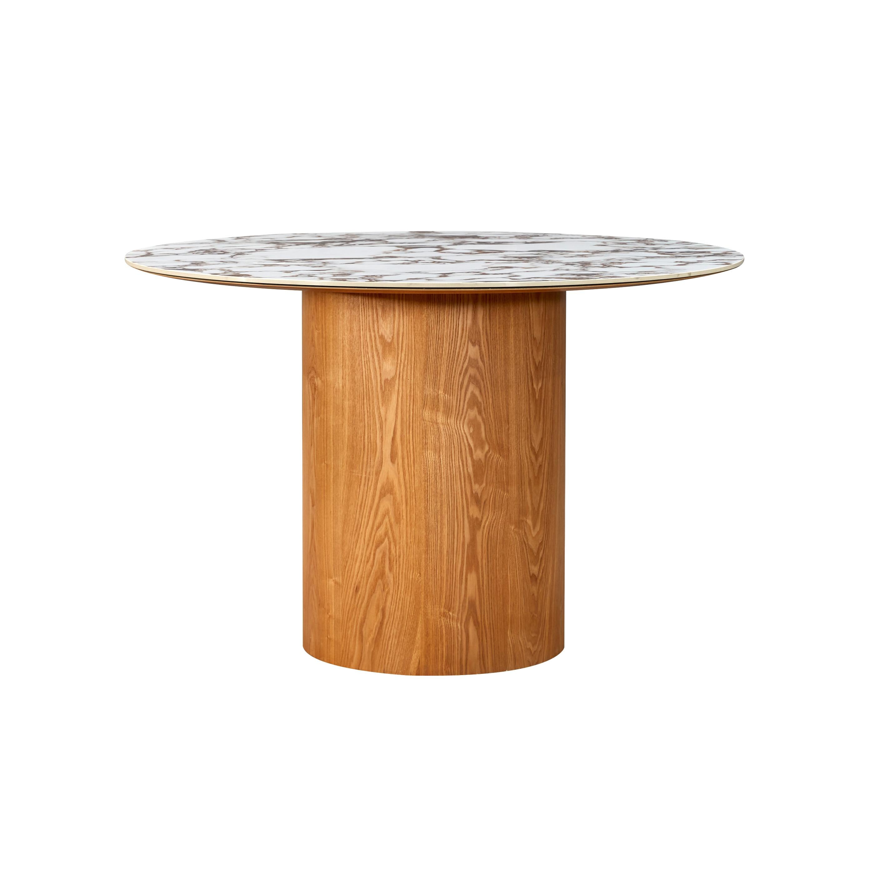 Tov Furniture Dining Tables - Tamara Marble Ceramic Round Dinette Table