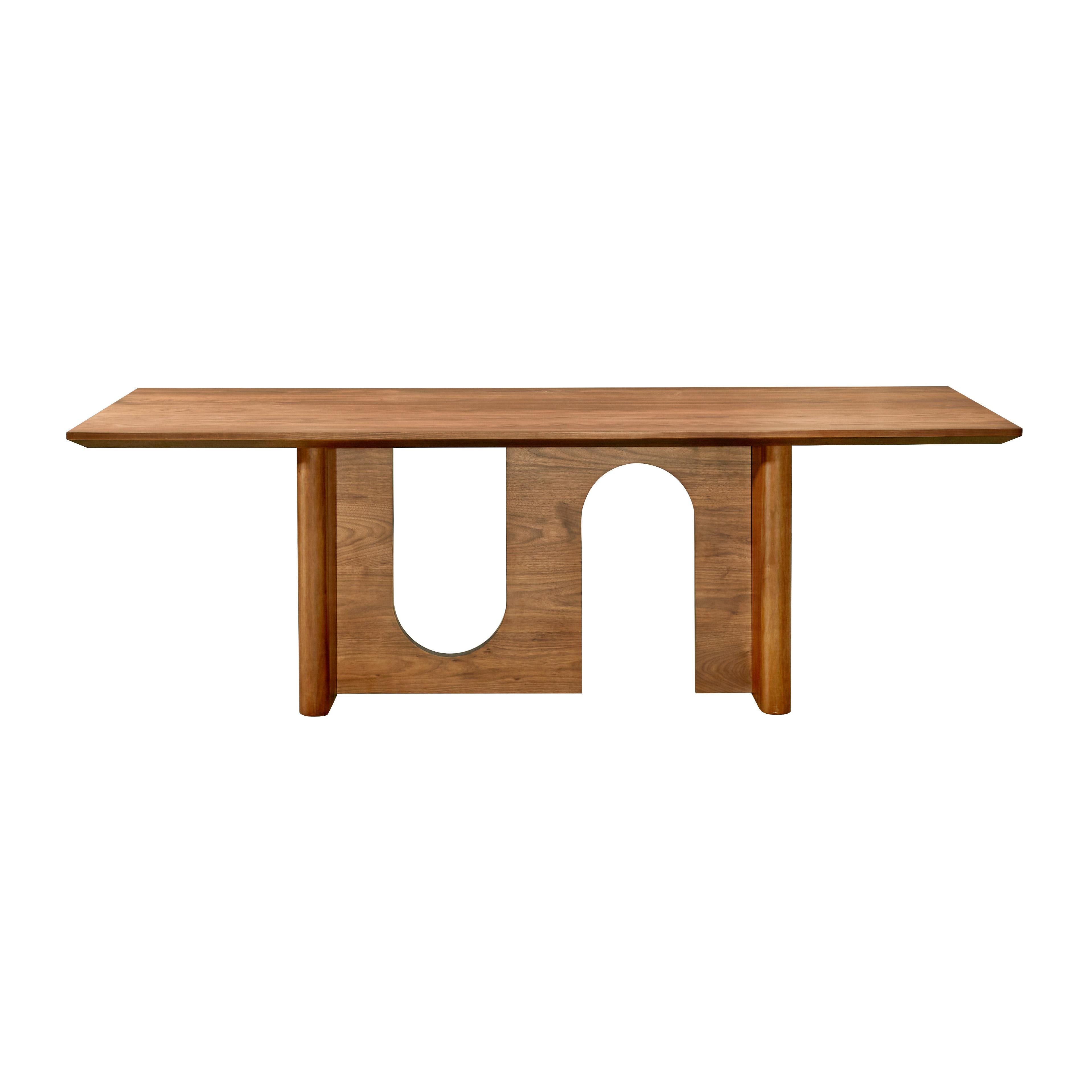 Tov Furniture Dining Tables - Satra Walnut Rectangular Dining Table