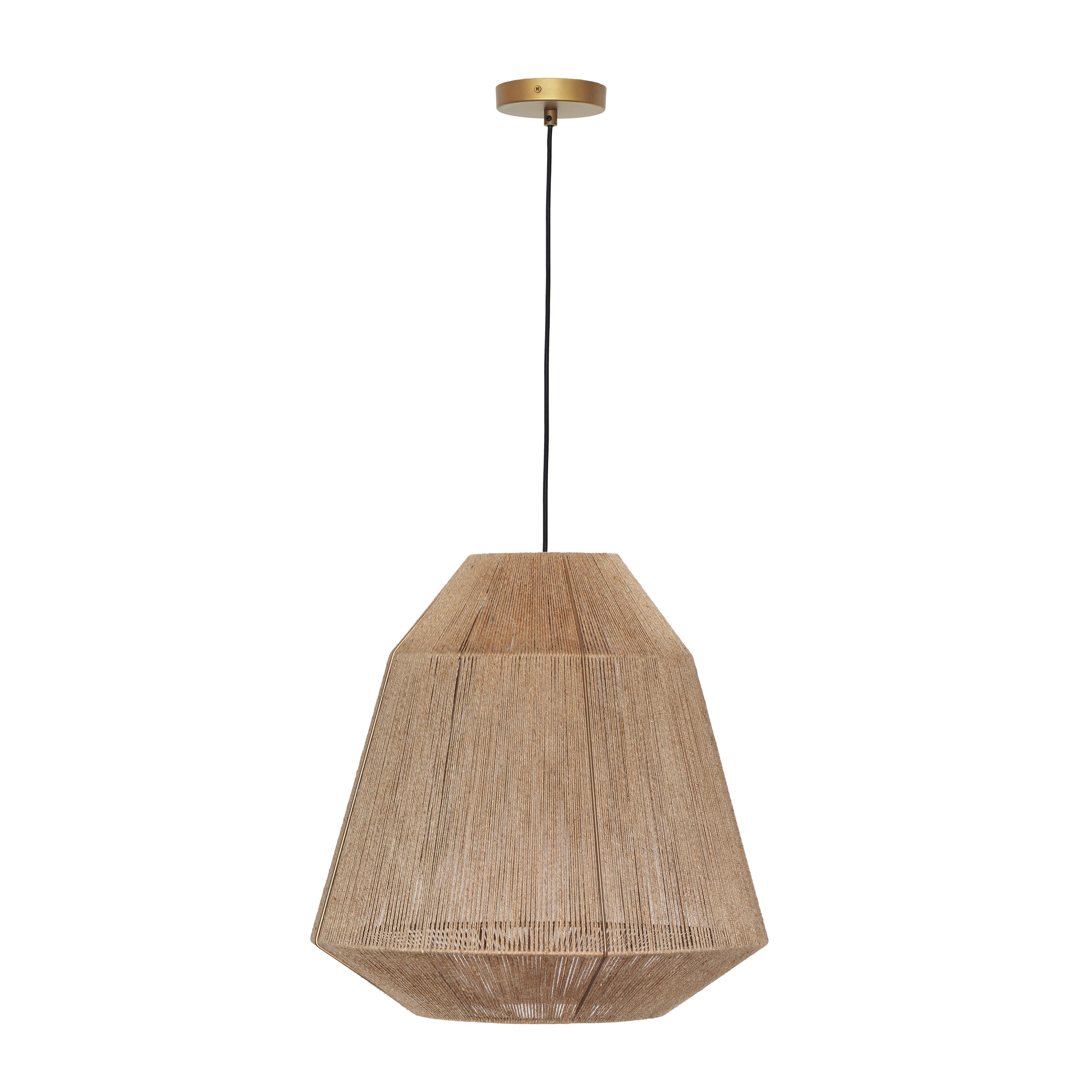 Tov Furniture Pendants - Hope Natural Pendant Lamp