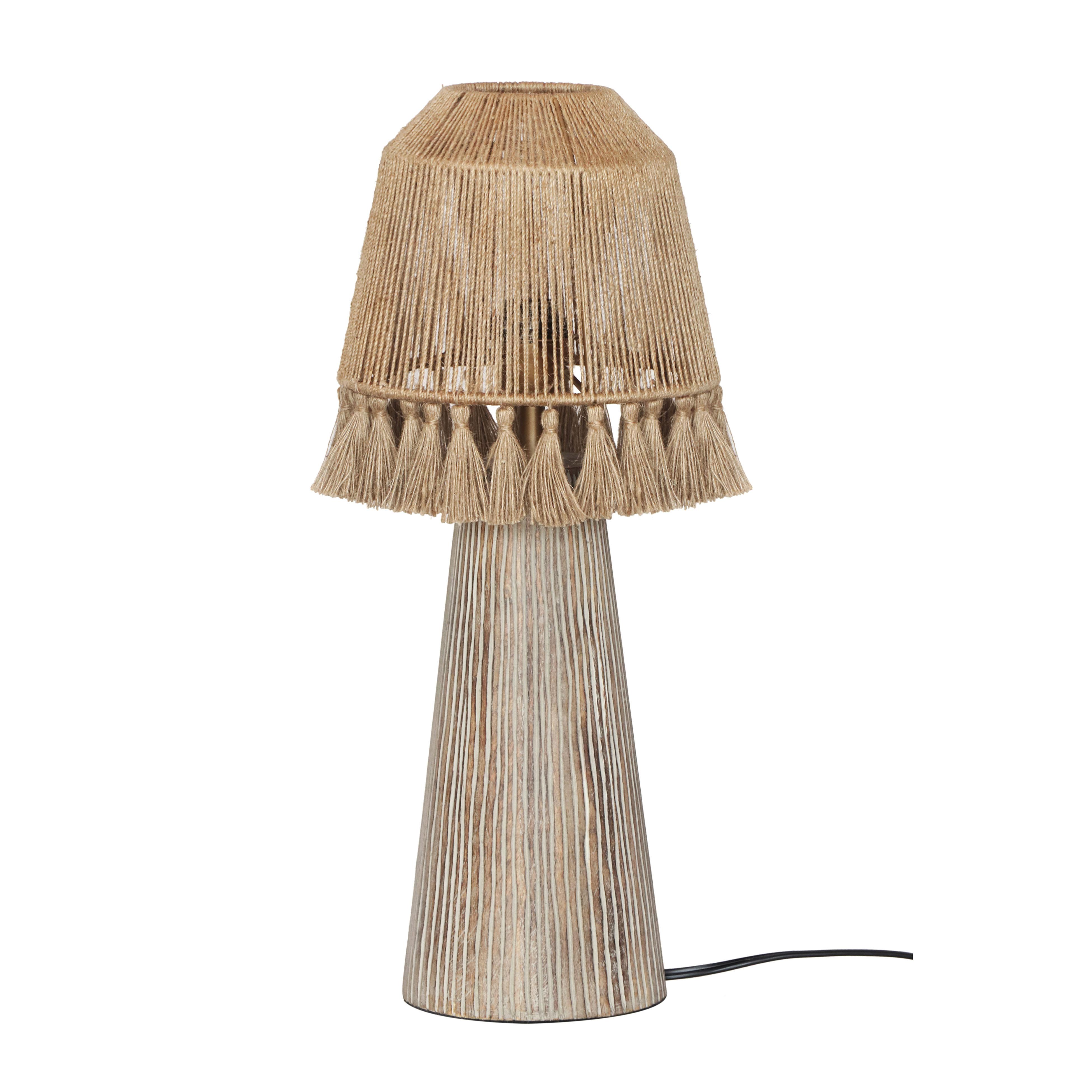 Tov Furniture Table Lamps - Dev Natural Table Lamp