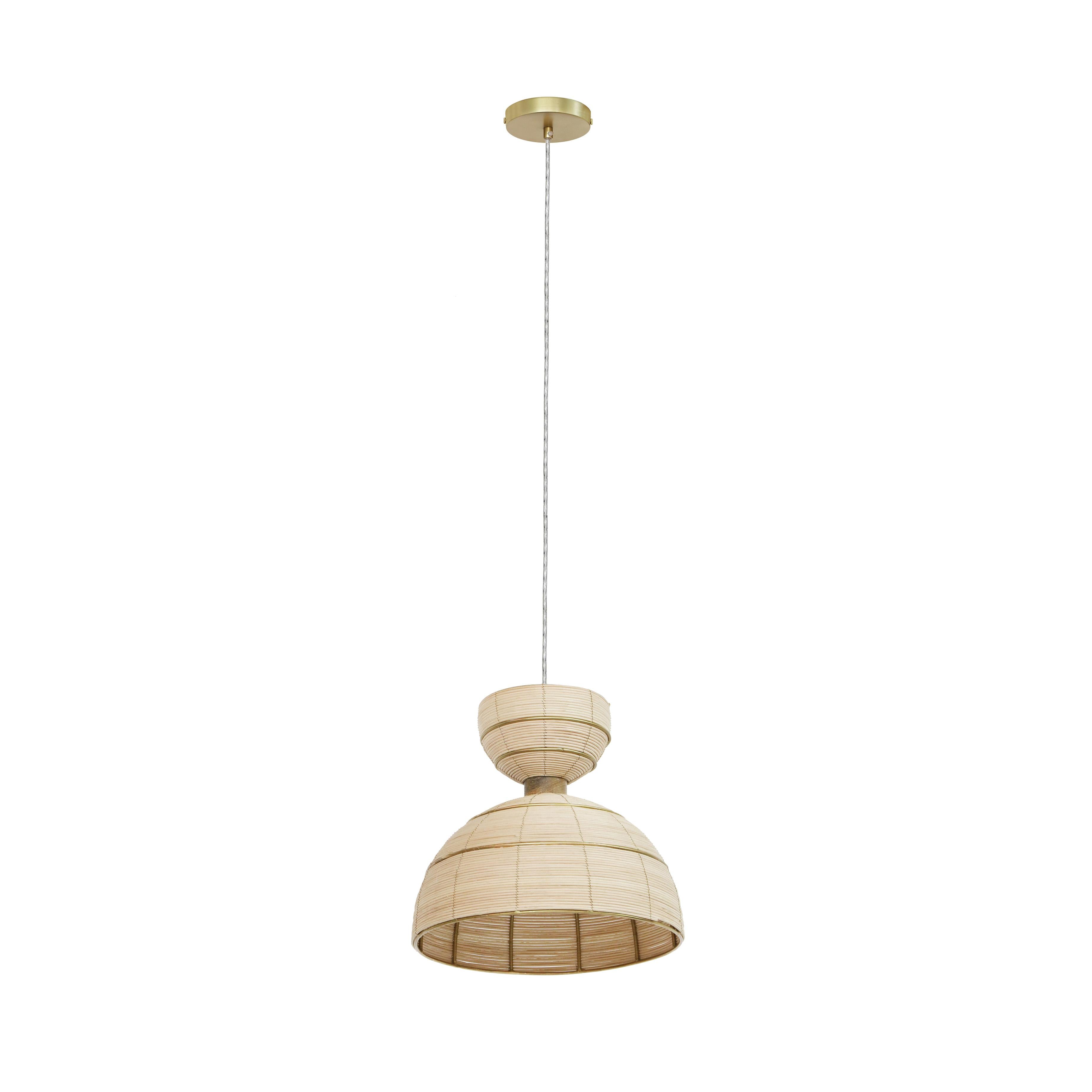 Tov Furniture Pendants - Lydia Rattan Pendant Lamp