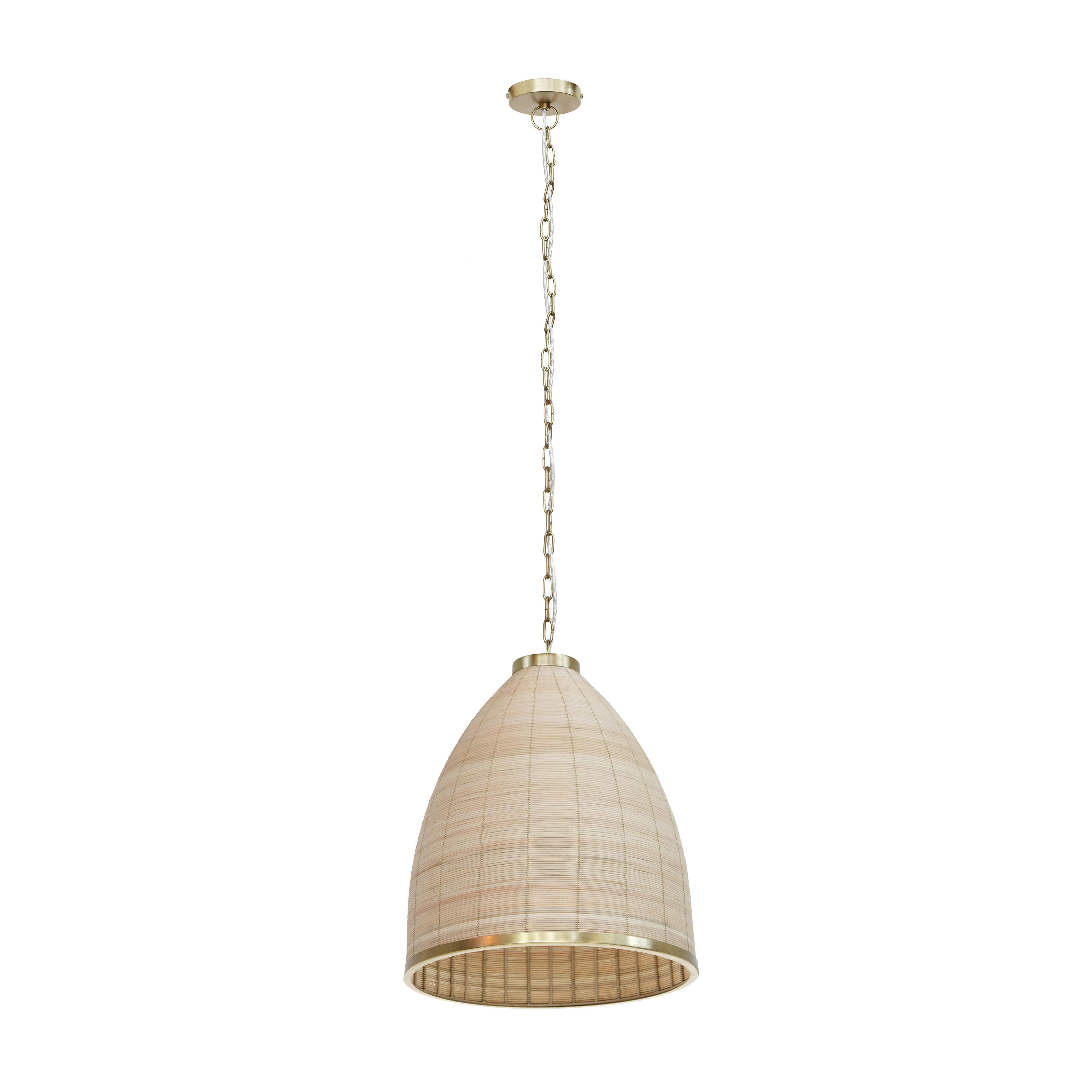 Tov Furniture Pendants - Kelsey Rattan Pendant Lamp