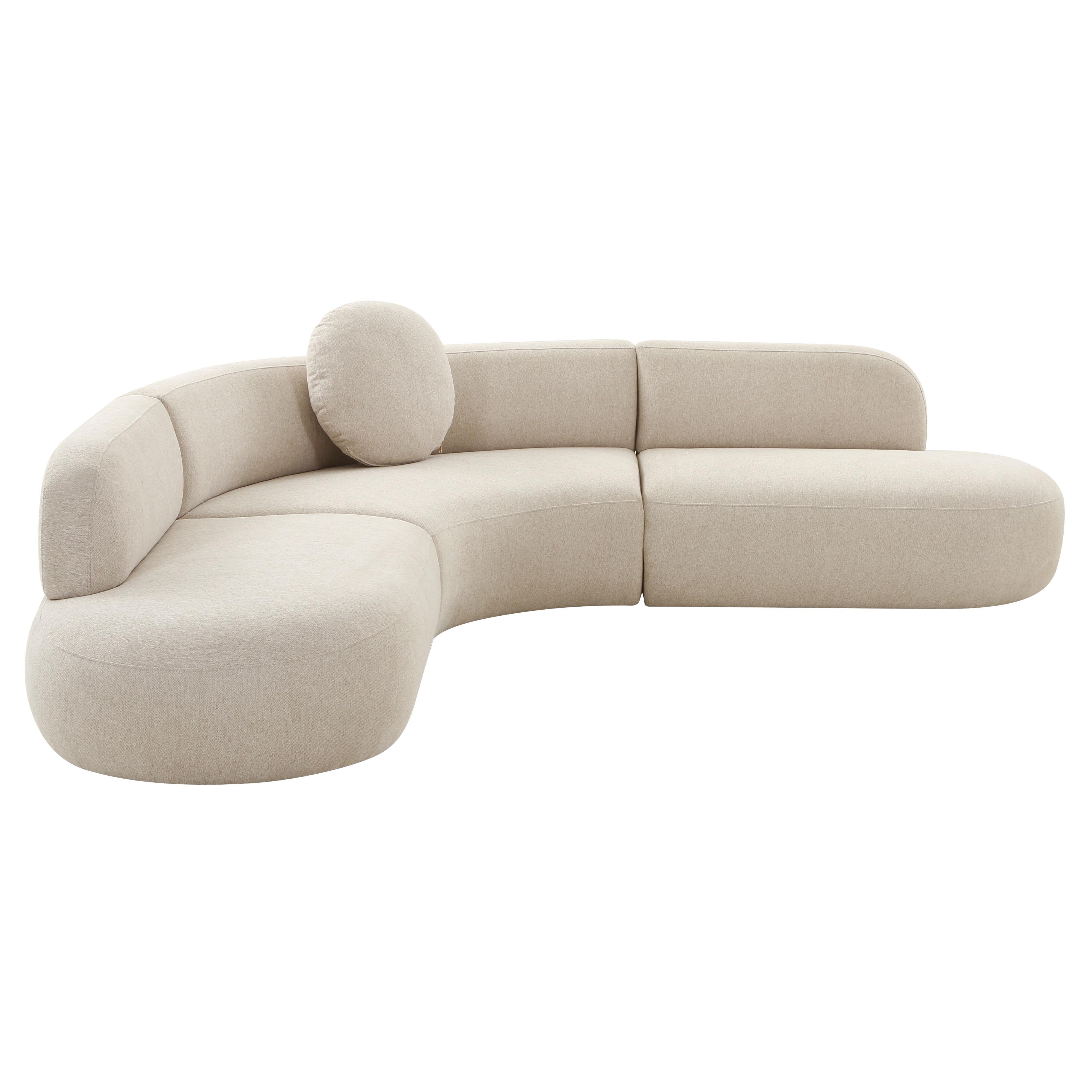 Tov Furniture Sectionals - Broohah Beige Linen Sectional