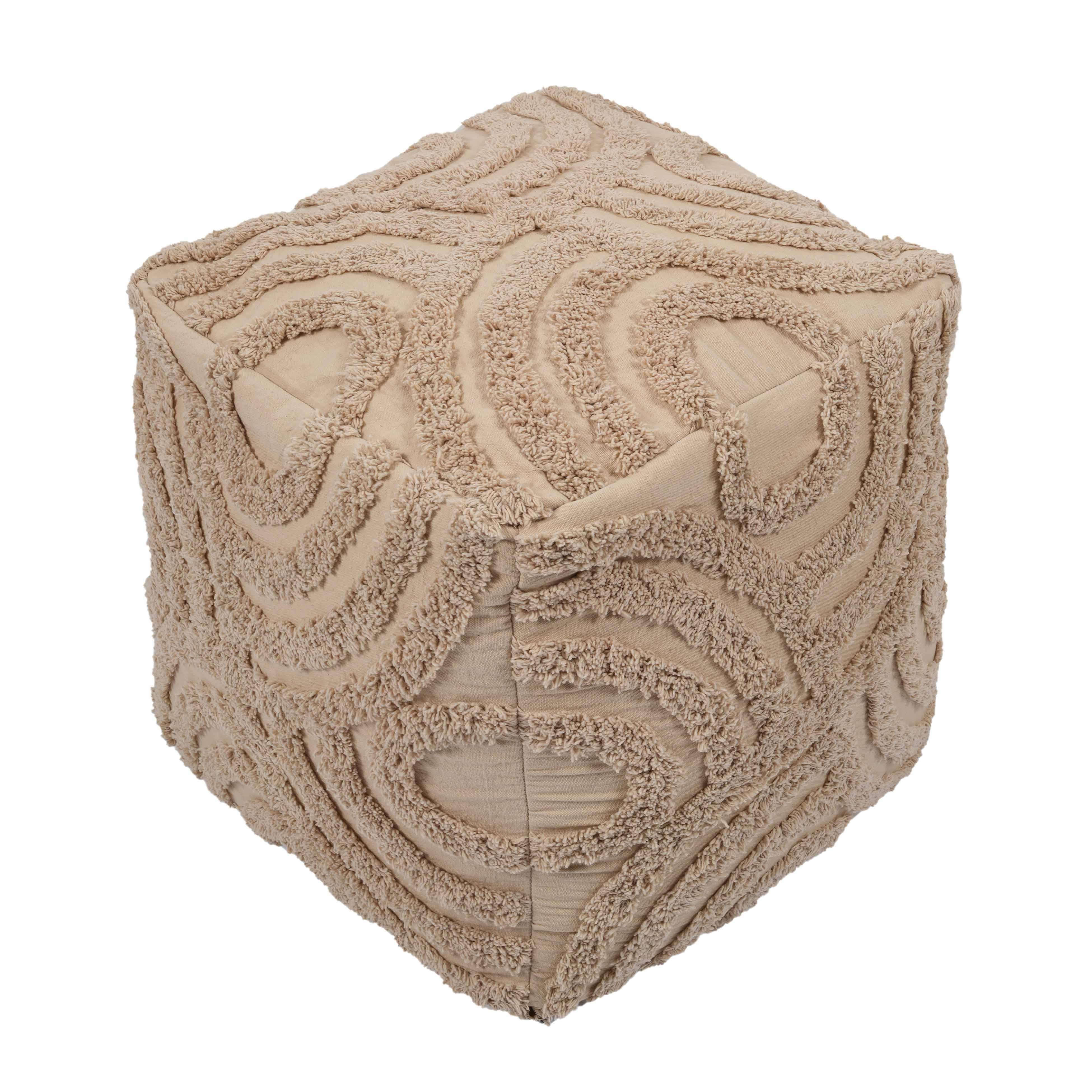 Tov Furniture Ottomans - Miranda Knitted Pouf