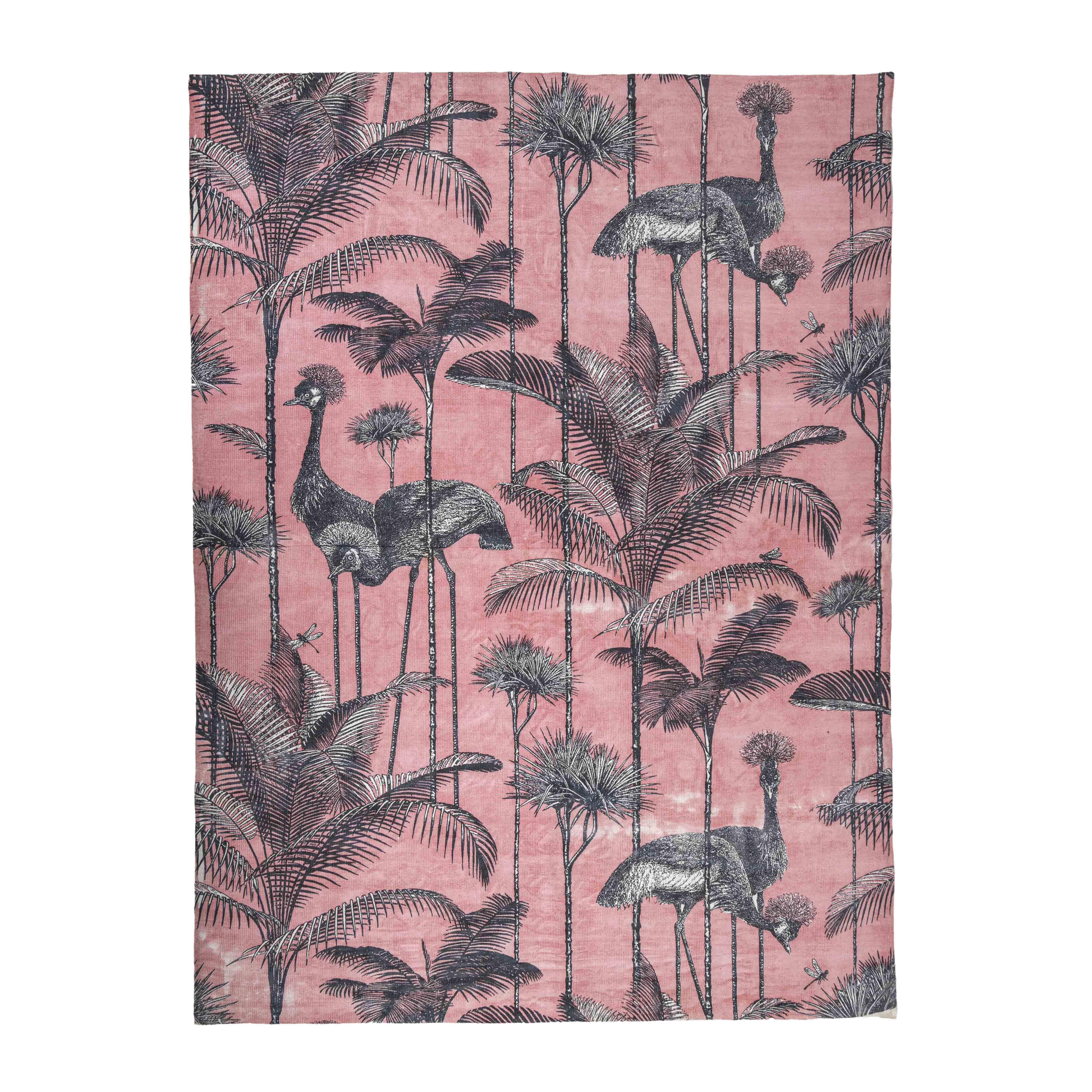 Tov Furniture Rugs - Palm Beach Grey & Pink 5' x 8' Area Rug