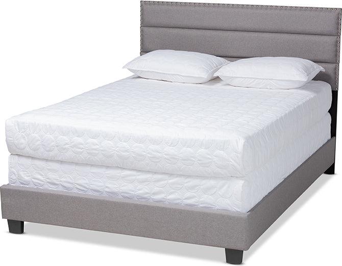 Wholesale Interiors Beds - Ansa Full Bed Gray & Black