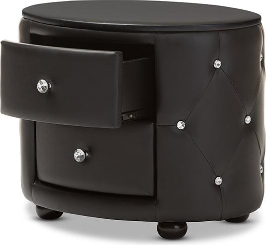 Wholesale Interiors Nightstands & Side Tables - Davina Nightstand Black