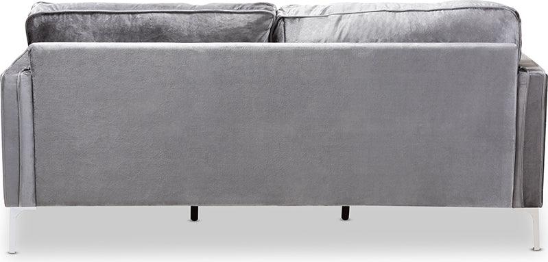 Wholesale Interiors Sofas & Couches - Clara Velvet Sofa Gray