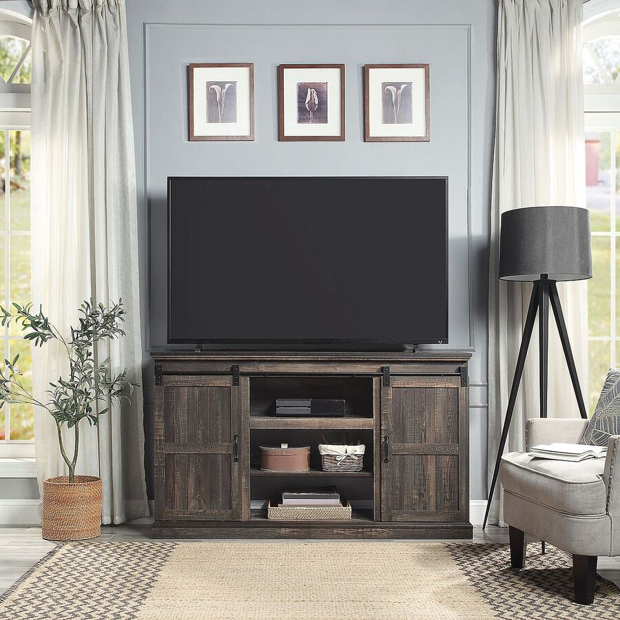 Manhattan Comfort TV & Media Units - Myrtle 60" TV Stand in Heavy Brown