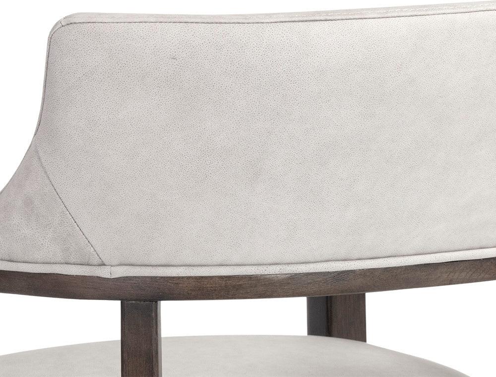 SUNPAN Dining Chairs - Brylea Dining Armchair - Saloon Light Grey Leather