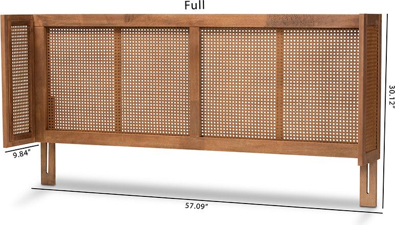 Wholesale Interiors Headboards - Rina Queen Headboard Ash walnut