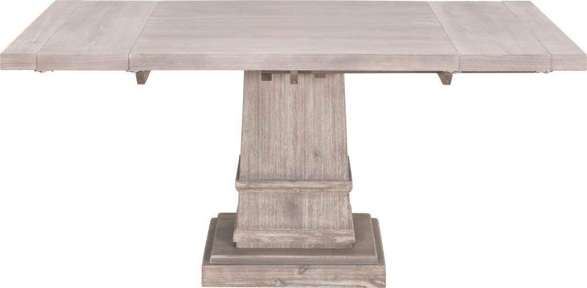 Essentials For Living Dining Tables - Hudson 44" Square Extension Dining Table Natural Gray Acacia
