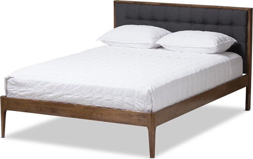 Wholesale Interiors Beds - Jupiter Queen Bed Gray
