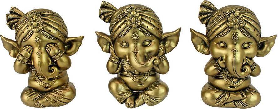 Design Toscano Trendy Gifts - See Hear Speak No Evil Ganesha Statues