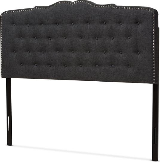 Wholesale Interiors Headboards - Lucy Queen Headboard Dark Gray