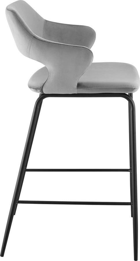 Euro Style Barstools - Vidar Counter Stool Gray