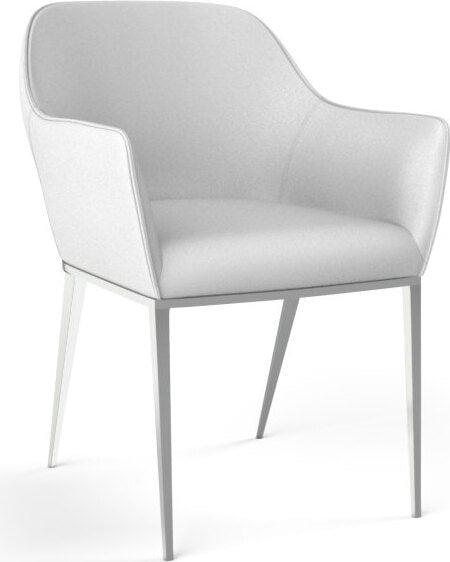SUNPAN Dining Chairs - Stanis Dining Armchair - White