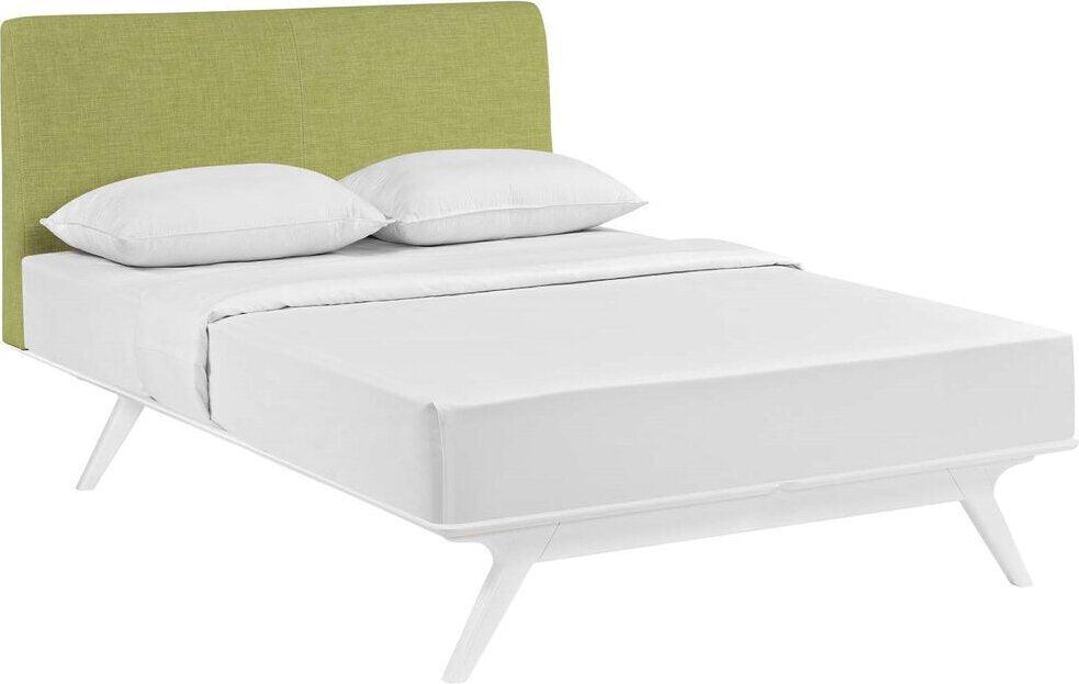 Modway Beds - Tracy Queen Bed White And Green