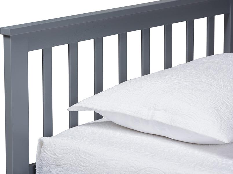 Wholesale Interiors Daybeds - Trine Classic And Traditional Grey Finished Wood Twin Size Daybed With Trundle