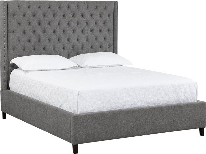 SUNPAN Beds - Devon Bed - Queen - Belfast Koala Grey Gray