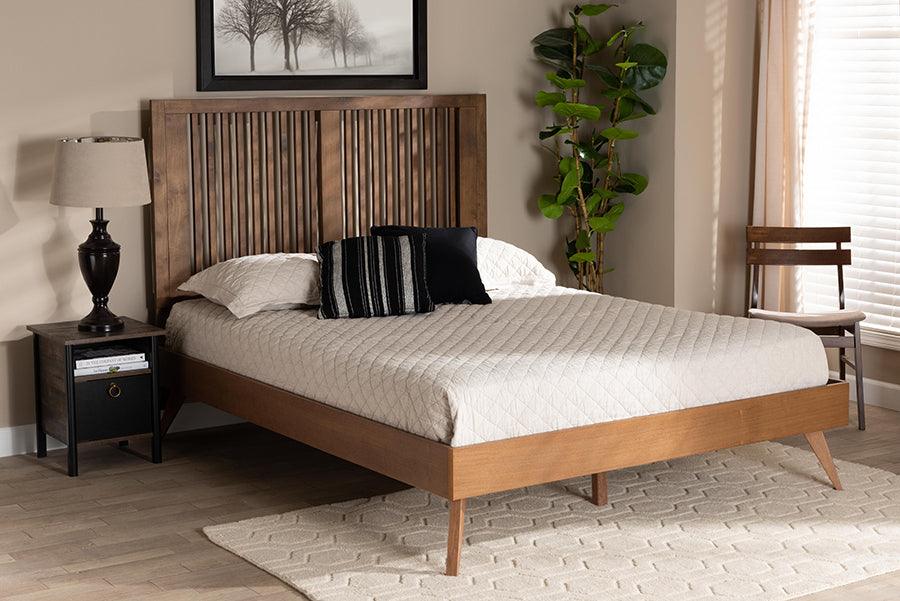 Wholesale Interiors Beds - Takeo Full Bed Ash Walnut