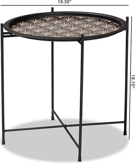 Wholesale Interiors Planters - Ivana Black Finished Metal Plant Stand