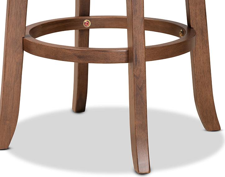 Wholesale Interiors Barstools - Adams Bar Stool Brown & Walnut Brown