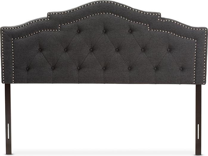 Wholesale Interiors Headboards - Edith Queen Headboard Dark Gray