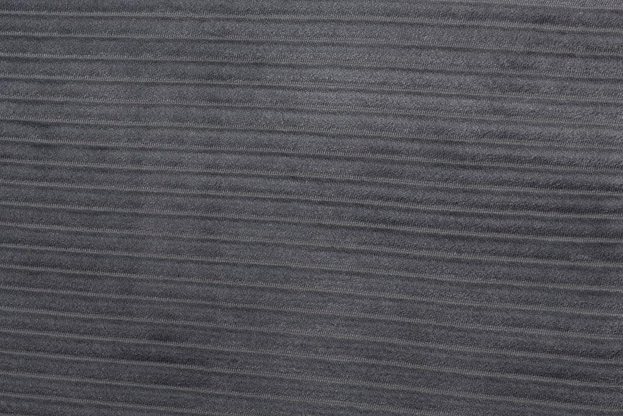 Wholesale Interiors Beds - Abberton Modern and Contemporary Grey Velvet and Gold Metal Queen Size Panel Bed