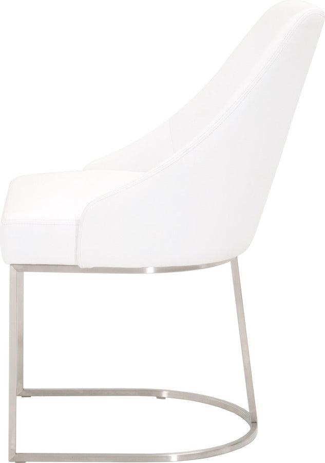Essentials For Living Dining Chairs - Parissa Dining Chair White, Set of 2