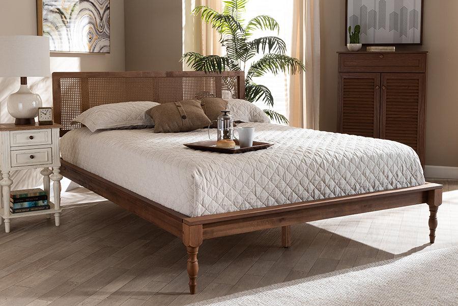 Wholesale Interiors Beds - Romy King Bed Ash walnut