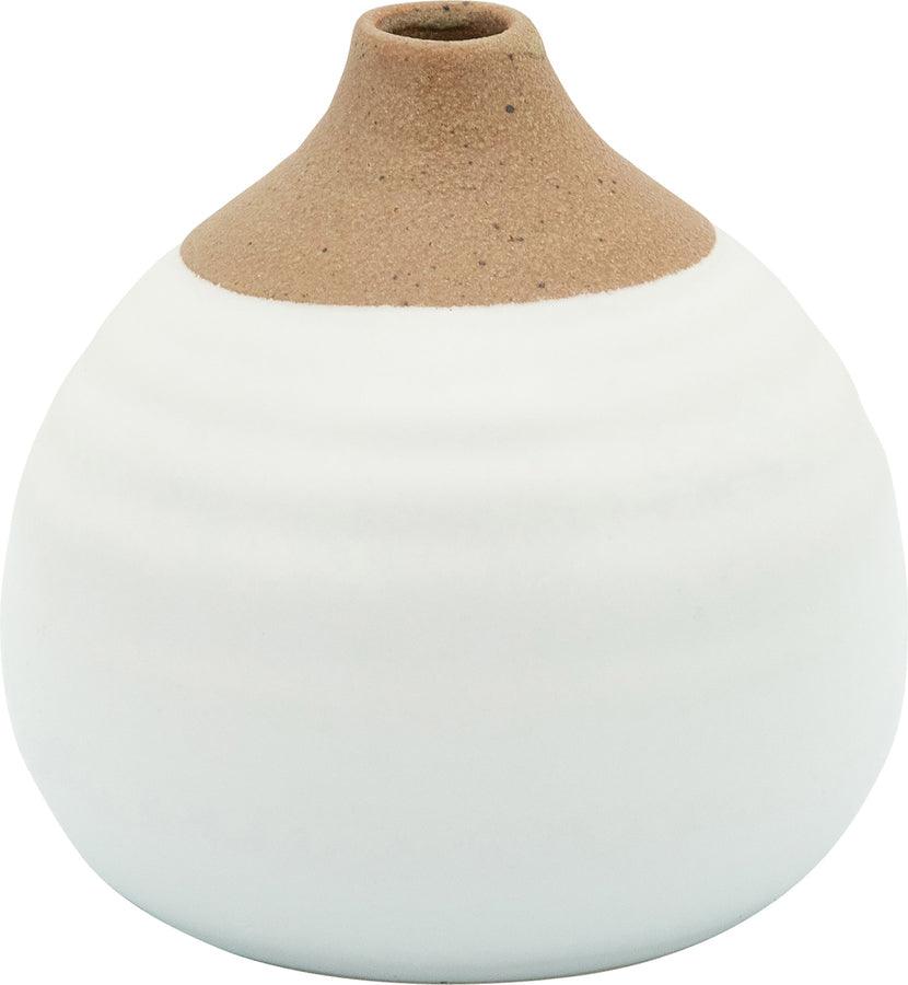 Sagebrook Home Vases - S/3 Matte Bud Vases, Black/Gray/White