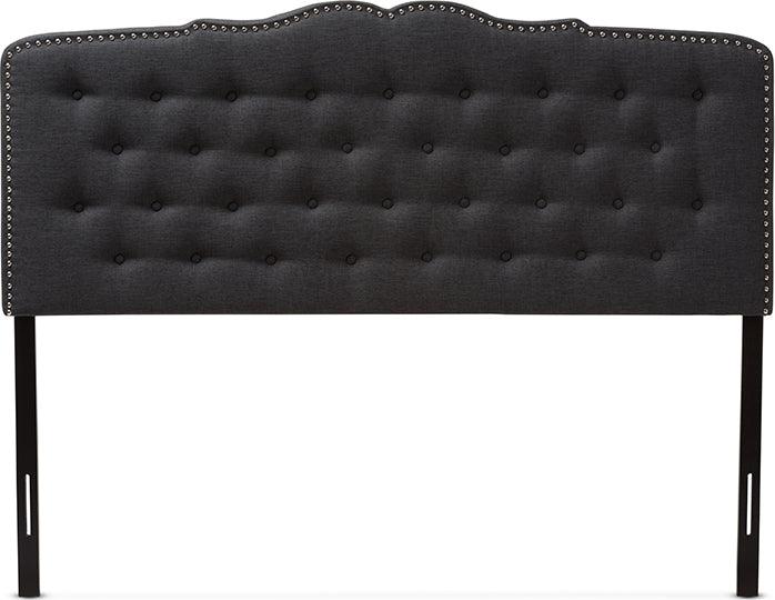 Wholesale Interiors Headboards - Lucy Queen Headboard Dark Gray