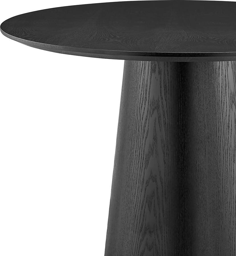 Euro Style Dining Tables - Wesley 53" Round Dining Table in Matte Black