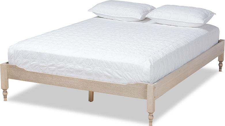 Wholesale Interiors Beds - Laure Queen Bed Antique White