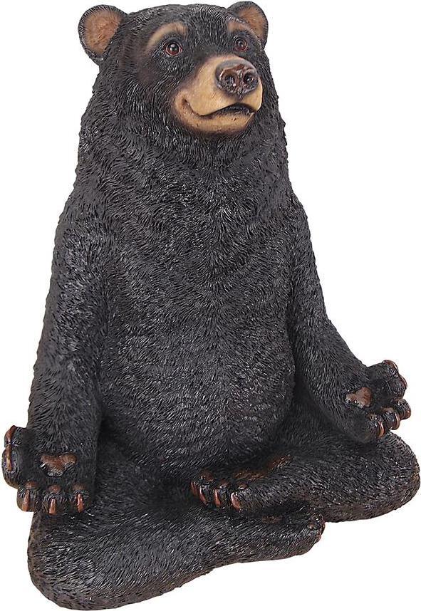 Design Toscano Garden Lovers Gifts - Being One With The Honey Zen Bear Statue