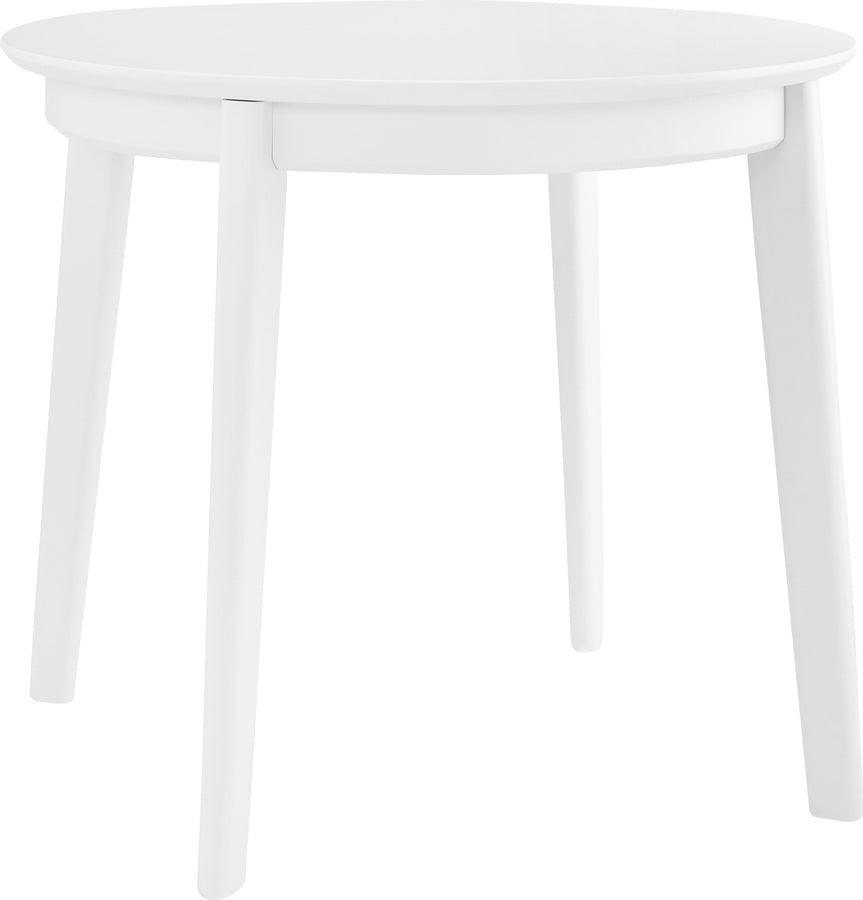 Euro Style Dining Tables - Atle 36" Round Dining Table in Matte White