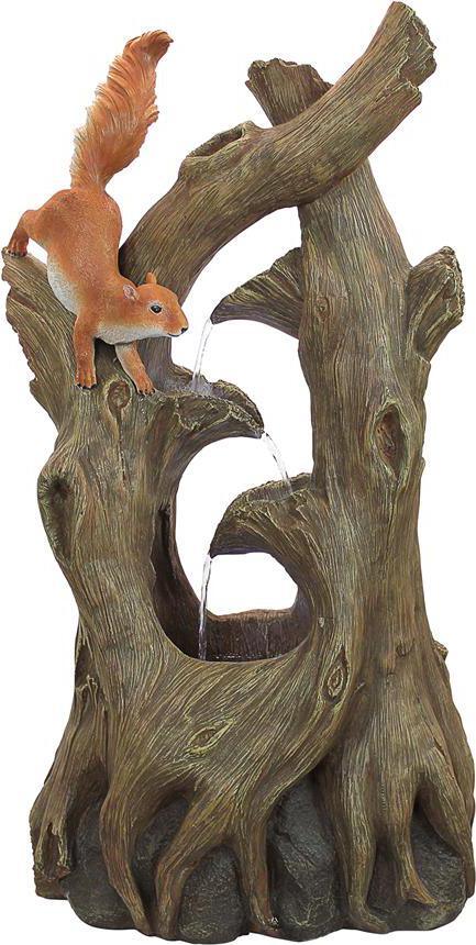 Tree Squirrel Cascading Fountain