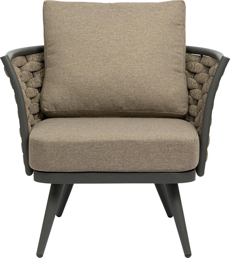 Euro Style Accent Chairs - Solna Lounge Chair Taupe