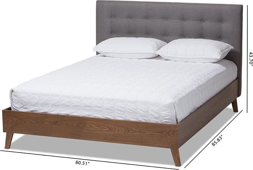Wholesale Interiors Beds - Alinia King Bed Gray