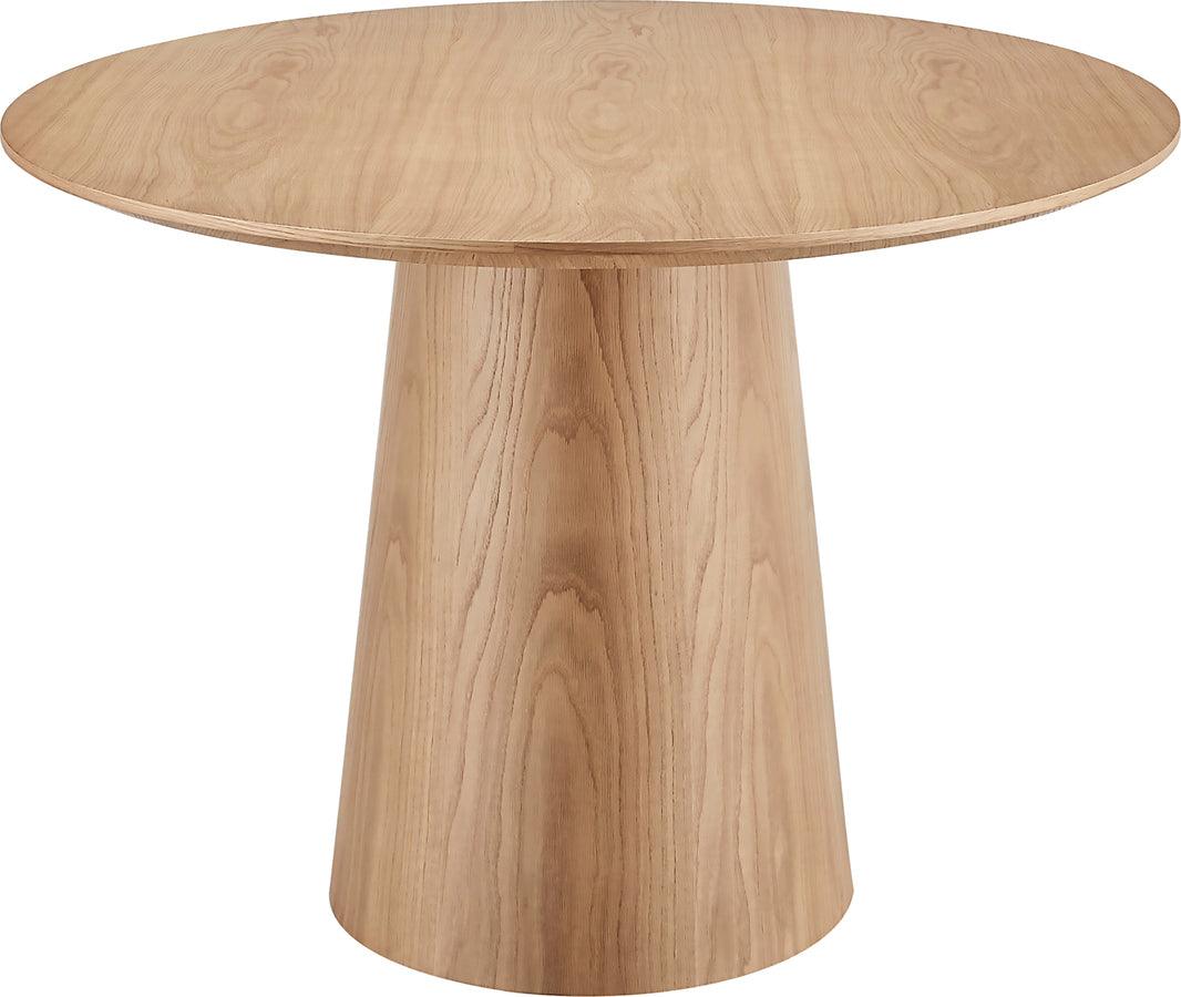 Euro Style Dining Tables - Wesley 53" Round Dining Table in Oak