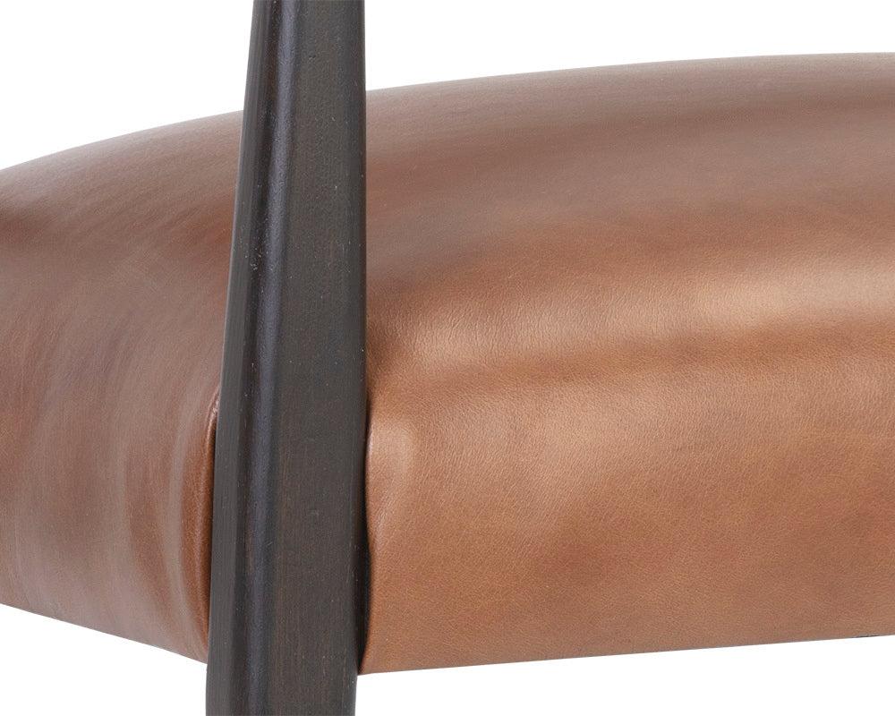SUNPAN Accent Chairs - Keagan Lounge Chair Shalimar Tobacco Leather