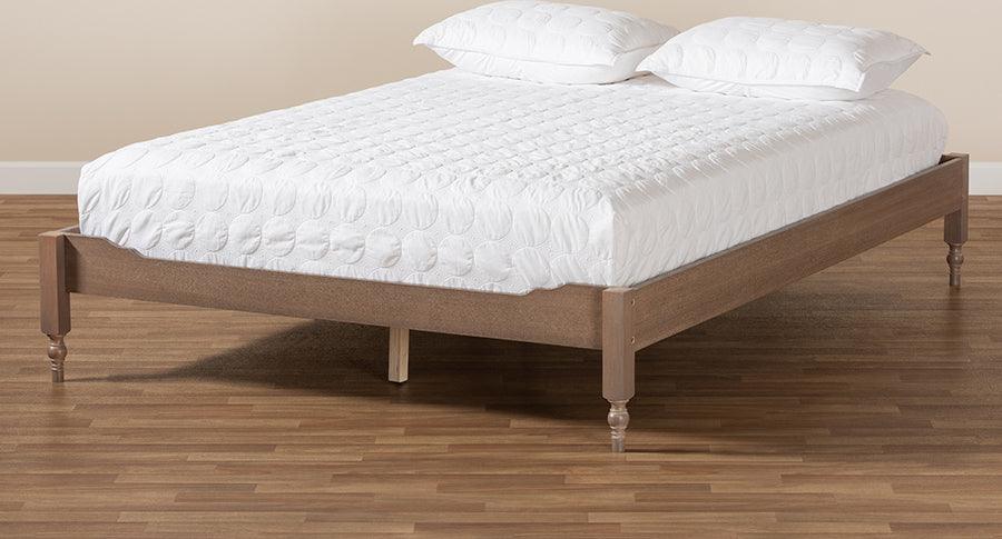 Wholesale Interiors Beds - Laure Full Bed Antique Oak