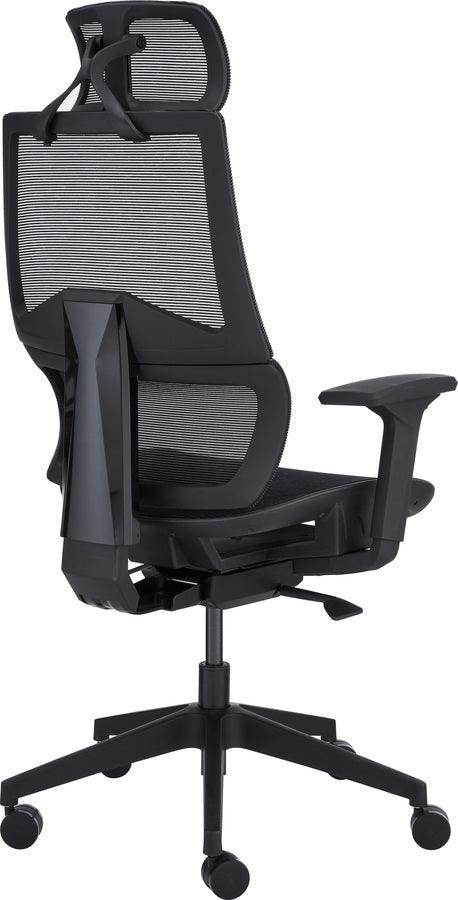 Euro Style Task Chairs - Bruno High Back Office Chair Black