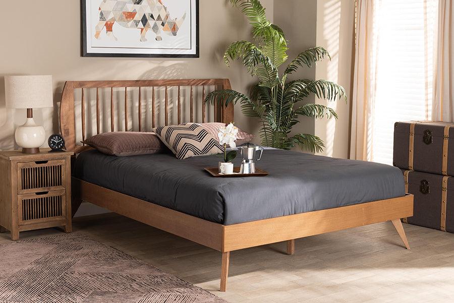Wholesale Interiors Beds - Emiko Full Bed Walnut Brown
