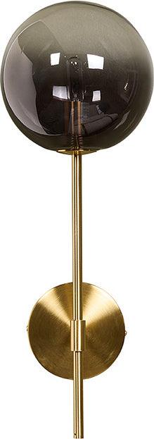 SUNPAN Wall Sconces - Izora Sconce - Brass - Smoke Grey Ombre