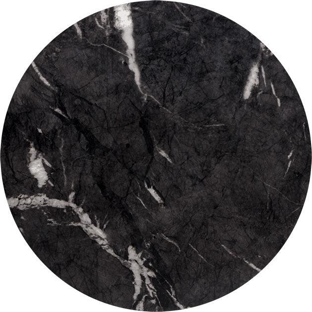 SUNPAN Side & End Tables - Goya End Table - Marble Look - Black